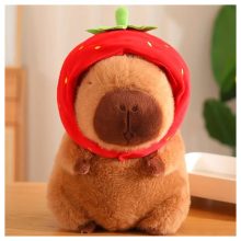 Capybara plüss - sapkában 25 cm véletlenszerű szín