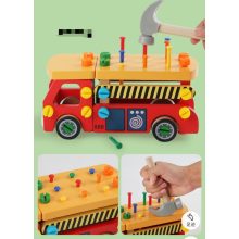 Faból Készült Autó Csavaros Játék