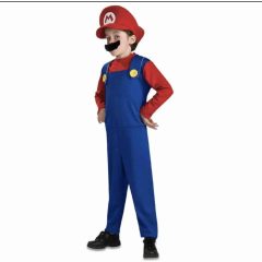   Super Mario Jelmez Farsangi Jelmez Gyerekeknek S Mérető 90-110cm