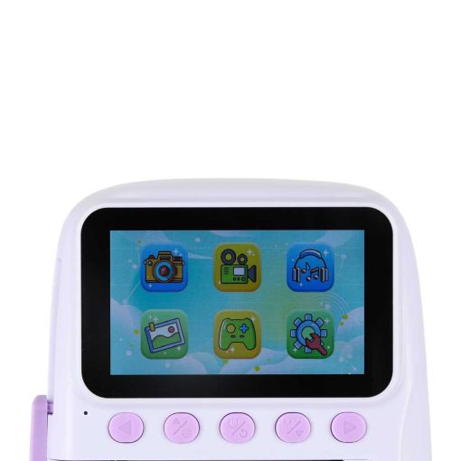 Digitális fényképezőgép, 16x, 128 GB-os, kazettás, markerekkel, lila színben