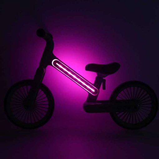 Trike Fix Glow terepkerékpár LED rózsaszín fotobicikli