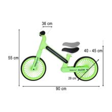 Trike Fix Glow terepkerékpár LED neonzöld fotobicikli