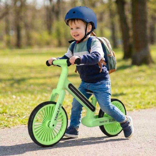 Trike Fix Glow terepkerékpár LED neonzöld fotobicikli