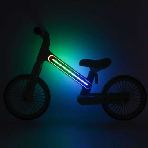 Trike Fix Glow terepkerékpár LED fekete fotobicikli