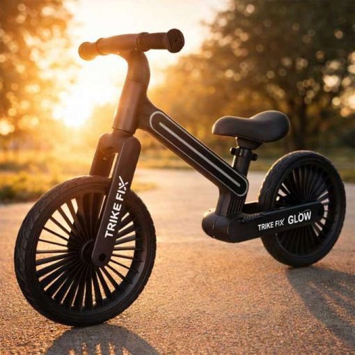 Trike Fix Glow terepkerékpár LED fekete fotobicikli