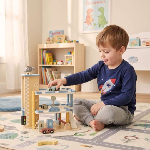 Fa garázs, többszintes parkolóház, benzinkút