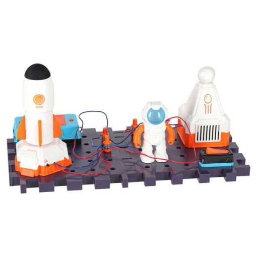 Kis elektronikai villanyszerelő oktatókészlet űrállomás