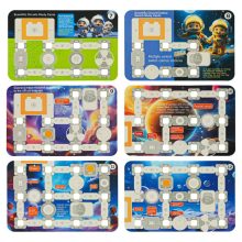 Kis villanyszerelő elektronikai oktatókészlet 45 darabos + 12 kártya