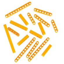 Építőkockák, motorral mozgatható, 116 darabos