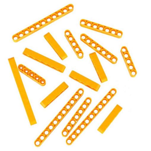 Építőkockák, motorral mozgatható, 116 darabos