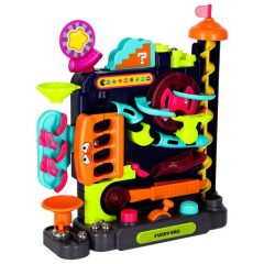   Egy labdapályás árkádjáték akadályokkal a labdák számára