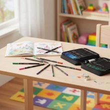 Színes ceruzák tokban, 120 darabos készlet