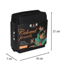 Színes ceruzák tokban, 120 darabos készlet