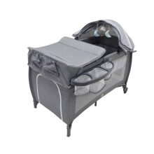 Összecsukható babaágy, kétszintes pelenkázóasztal utazóágyhoz, max. 15 kg