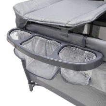 Összecsukható babaágy, kétszintes pelenkázóasztal utazóágyhoz, max. 15 kg