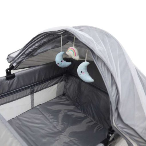 Összecsukható babaágy, kétszintes pelenkázóasztal utazóágyhoz, max. 15 kg