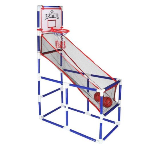 Kosárlabda játék, árkád, sport, hordozható, 2 labdás kosárlabda pumpa