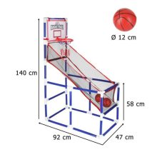 Kosárlabda játék, árkád, sport, hordozható, 2 labdás kosárlabda pumpa