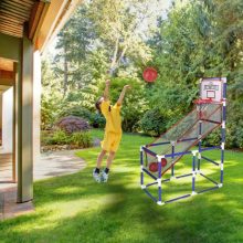 Kosárlabda játék, árkád, sport, hordozható, 2 labdás kosárlabda pumpa