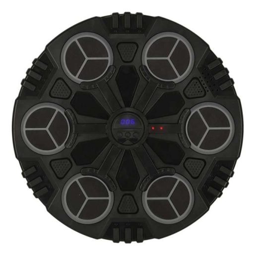 Falra szerelhető boxedzőpad zenével, Bluetooth LED-del és USB-vel