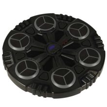 Falra szerelhető boxedzőpad zenével, Bluetooth LED-del és USB-vel