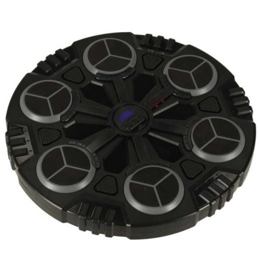 Falra szerelhető boxedzőpad zenével, Bluetooth LED-del és USB-vel