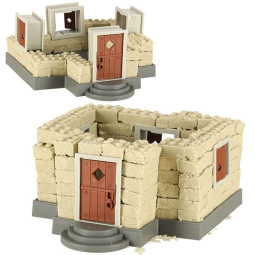 Gyerekhomok 750g házikó formák figurák kreatív Kinetikus homok készlet 