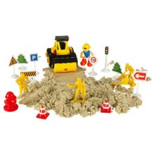 Gyerekhomok 1100g kastély járművek formák figurák kreatív készlet