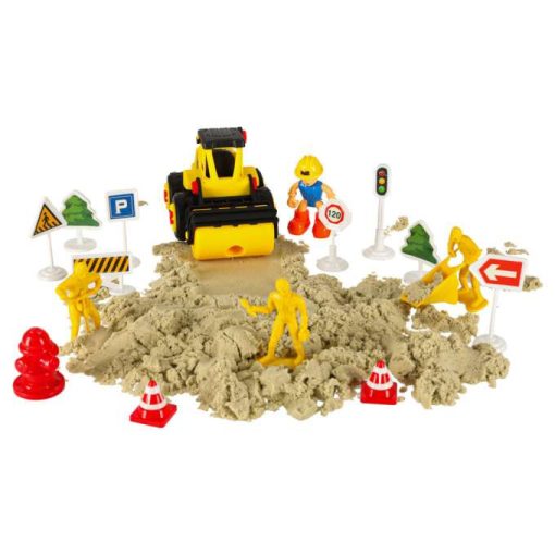 Gyerekhomok 1100g kastély járművek formák figurák kreatív készlet