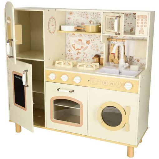 Gyerek konyhai fa vízcsap hangos hangokkal 90cm