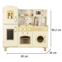 Gyerek konyhai fa vízcsap hangos hangokkal 90cm