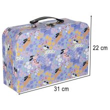 Babaház bőröndben, kiegészítők, fa bútorok