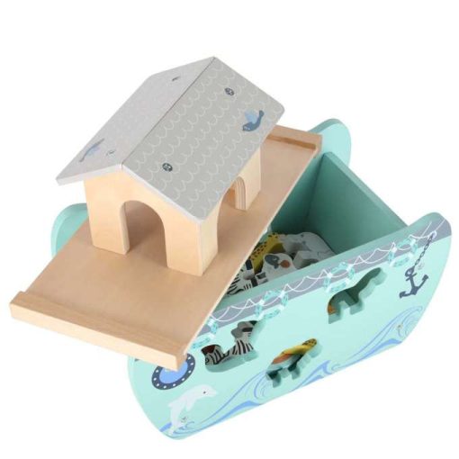 LULILO hajó Noé bárkája fa hajó válogató