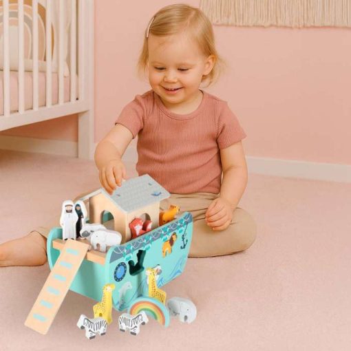 LULILO hajó Noé bárkája fa hajó válogató