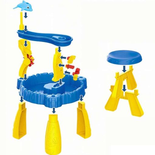 Vízasztal homok és vízpálya kétszintes kiegészítőkkel