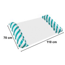 Felfújható strandmatrac függőágy vízi nyugágy karosszék úszómedencéhez kék