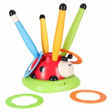 Ügyességi játék gyerekeknek, ugrókötél, kilövő, célba dobás, katicabogár 4 az 1-ben