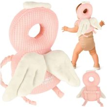 Fejvédő párna járástanuláshoz, esésbiztos hátizsák, kis angyalka