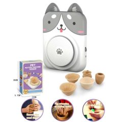   Kerámiakorong kreatív készlet agyagfestékek kutya szürke