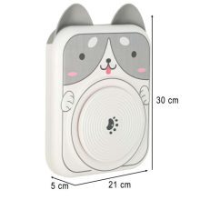 Kerámiakorong kreatív készlet agyagfestékek kutya szürke