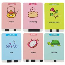 Oktatási robot interaktív tanulási rajz írás flash kártyákat markerek narancssárga