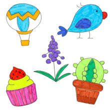 Oktatási robot interaktív tanulási rajz írás flash kártyákat markerek narancssárga