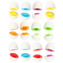 Oktató kirakó válogató, párosítja a tojás formáit 12 db-os tyúk