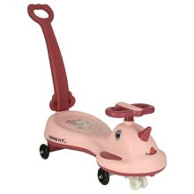 LED gravitációs roller Swing FIX S1 fogantyúval, rózsaszín, max. 65kg