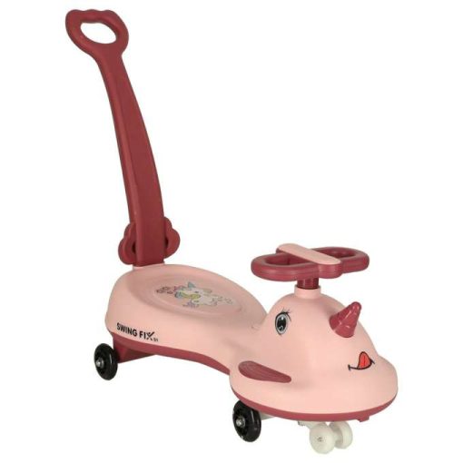 LED gravitációs roller Swing FIX S1 fogantyúval, rózsaszín, max. 65kg