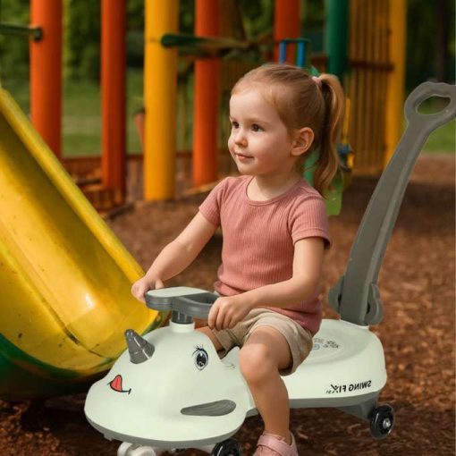 LED gravitációs roller Swing FIX S1 szürke fogantyúval, max. 65kg