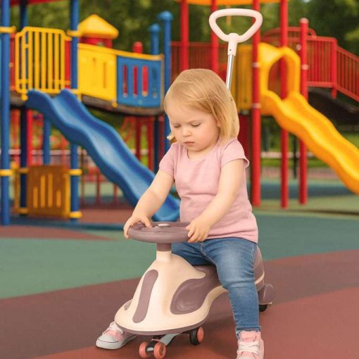 LED gravitációs roller Swing FIX S2 lila fogantyúval, max. 100kg