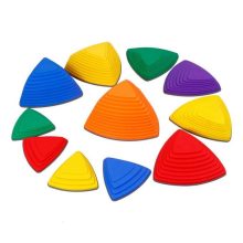 11pcs Egyensúlyozó Kövek Gonge Szenzoros ösvény folyami kövek az egyensúlyedzés padlójához, láva játék 11 elem színes