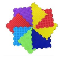 Szenzoros Montessori Puzzle Matrac Talpmasszázshoz 8 Darabos