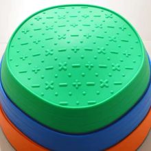 Érzékszervi ösvény folyami kövek az egyensúlyfejlesztő padlóhoz, lávajáték 5 db